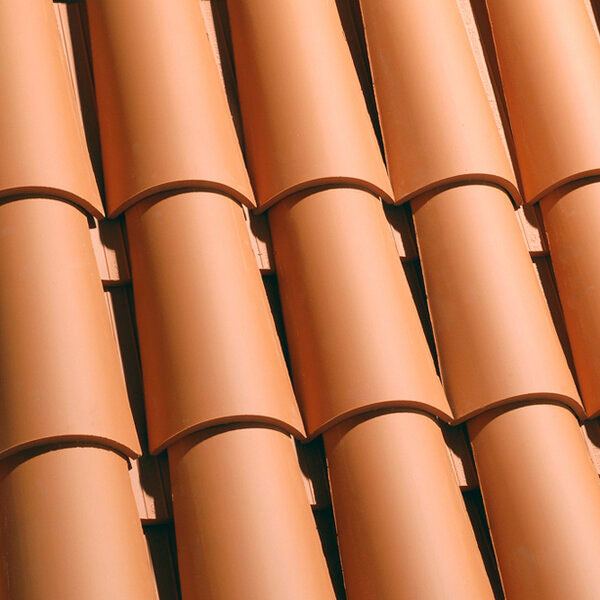 TEJA CURVA COLLADO ROJO 40X17