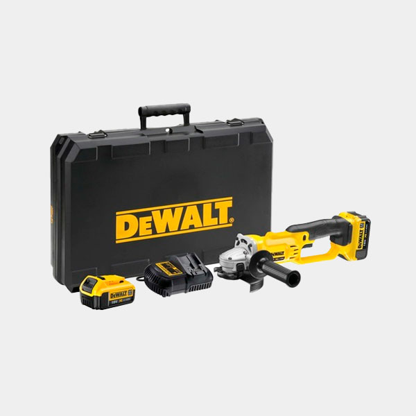 Miniamoladora DeWALT DCG412M2 18V 4Ah (125mm)