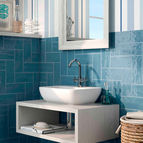 MAIOLICA BLUE STEEL 11X25